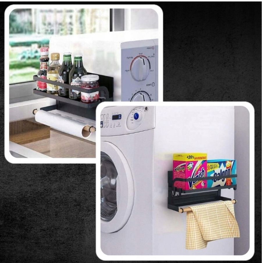 PÓŁKA MAGNETYCZNA NA LODÓWKE PRZYPRAWY RĘCZNIK Szerokość mebla 30 cm