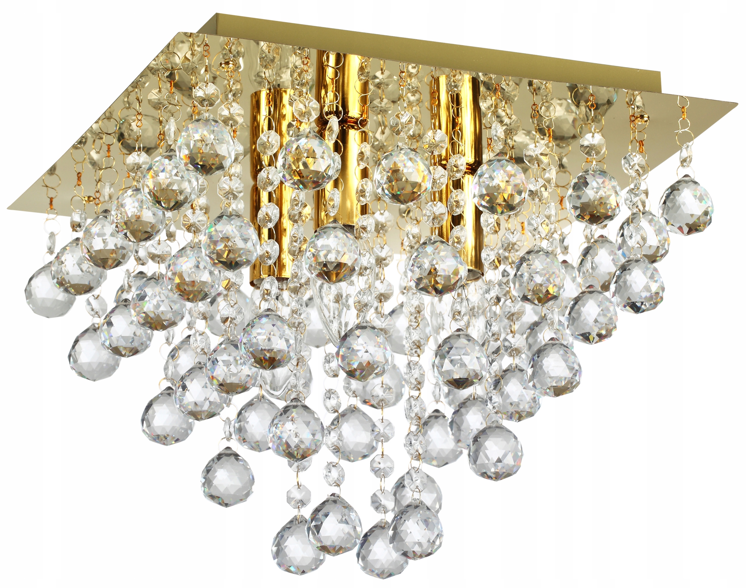 Lancaster crystal stropné svietidlo 3 pl. zlatý 627803-03