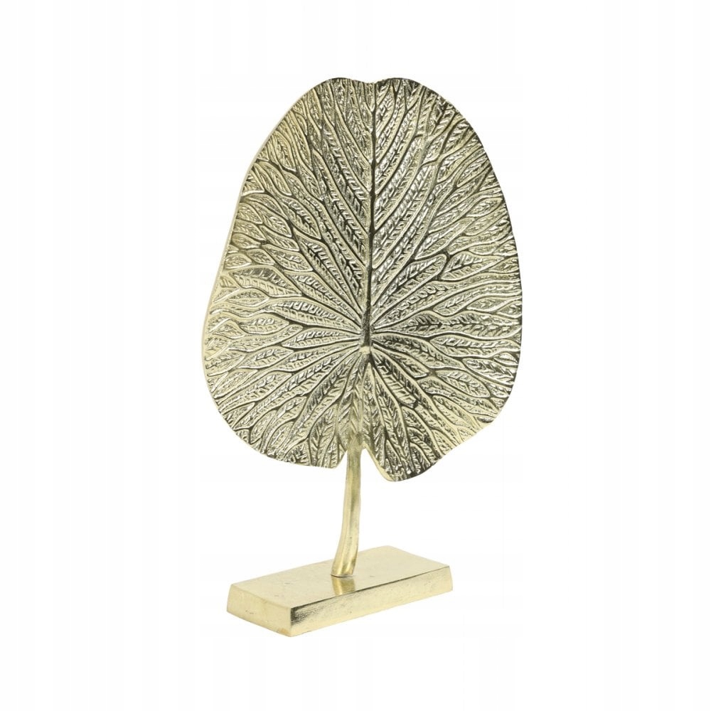 Dekoracja metalowy liść LIGHT&LIVING złoty EAN (GTIN) 50009508