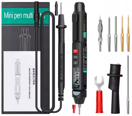 A3008 Pro inteligentny multimetr cyfrowy typu pen LCD TrueRMS Aneng