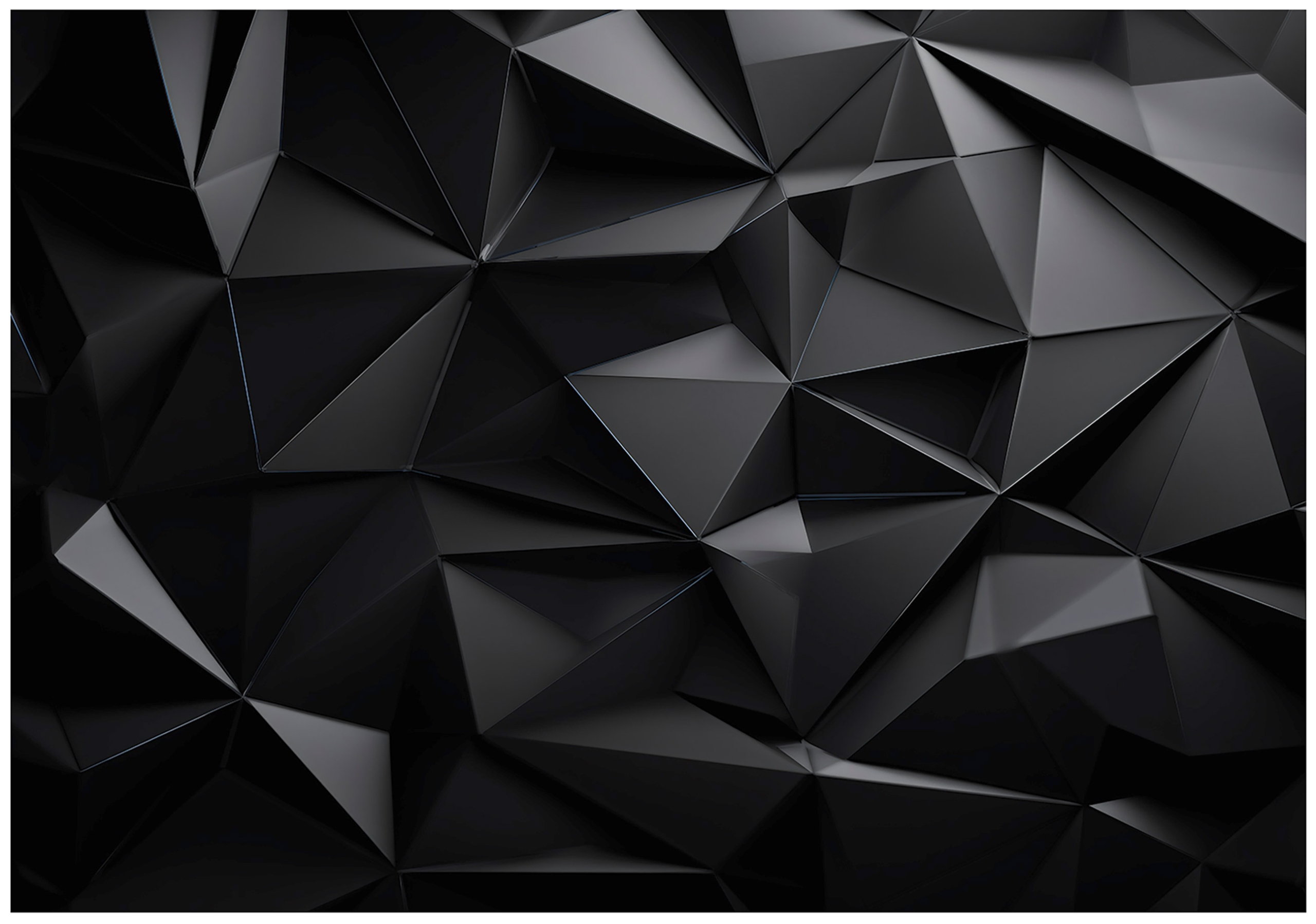 Fototapeta Černá 3D Abstrakce Tapeta Do Předsíně Obývacího Pokoje Kanceláře 300x210