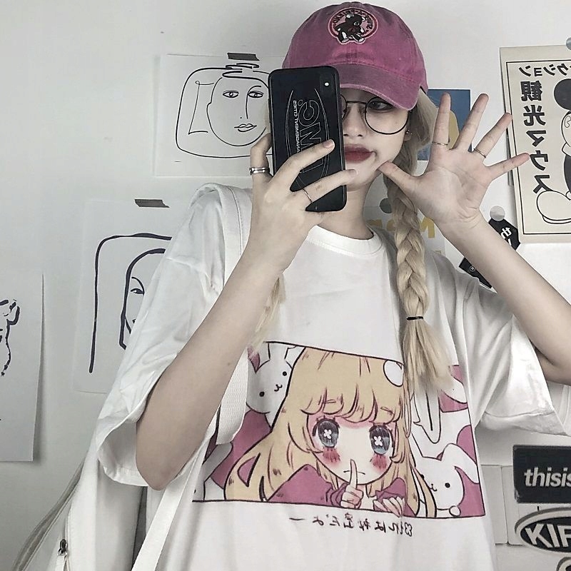 

Anime3 Koszulka T-shirt dziewczynka króliki - M