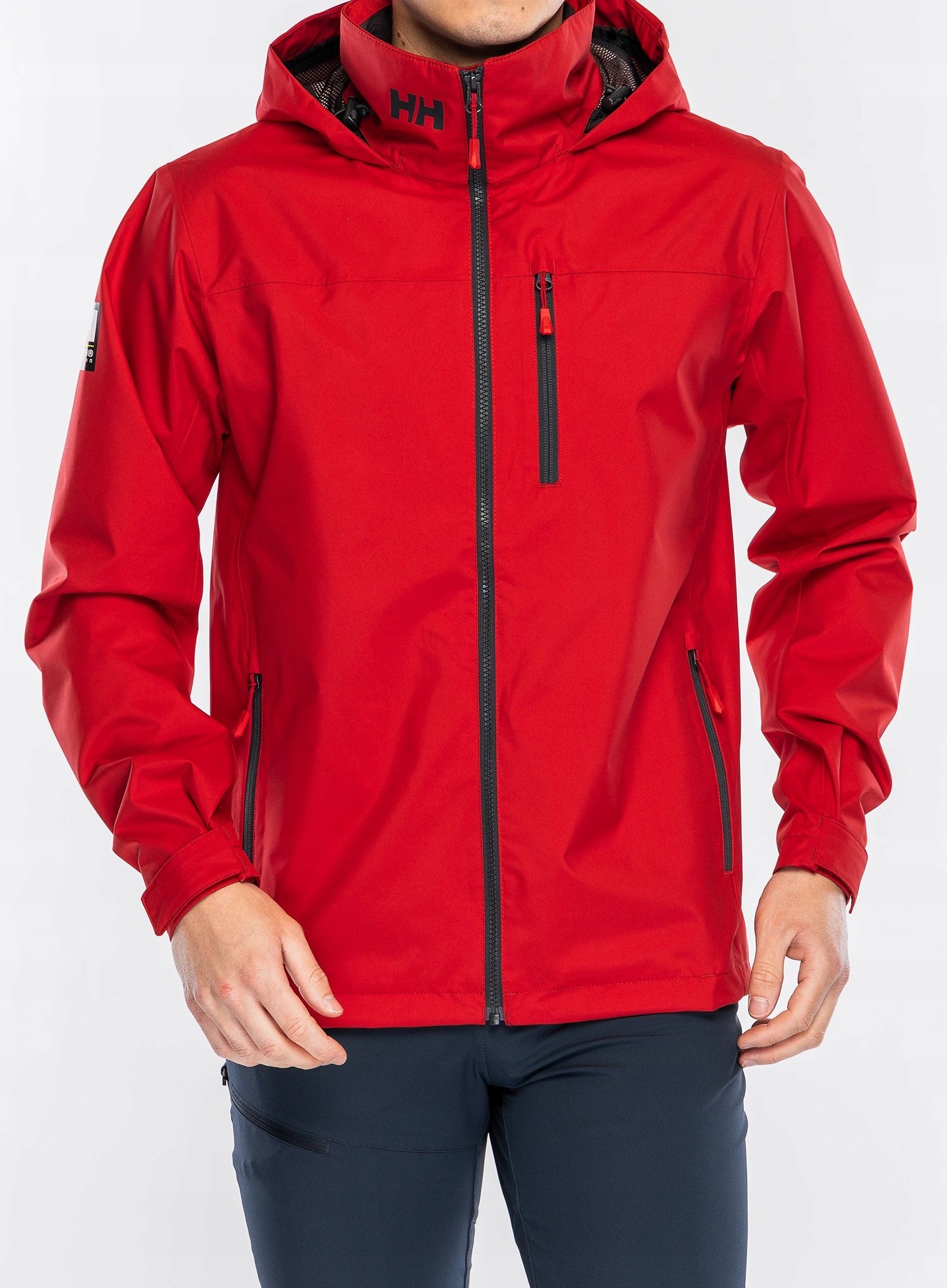 Pláštěnková bunda Helly Hansen Crew Hooded Jacket 2.0 červená L