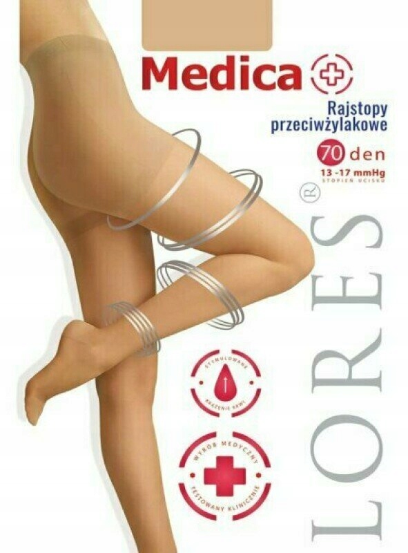 

Rajstopy Przeciwżylakowe Lores Medica 70 Den 5-XL