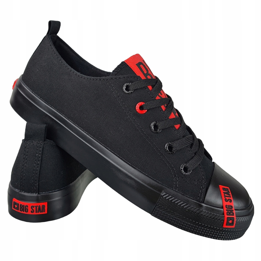 

Big Star trampki damskie całe czarne HH274678 37