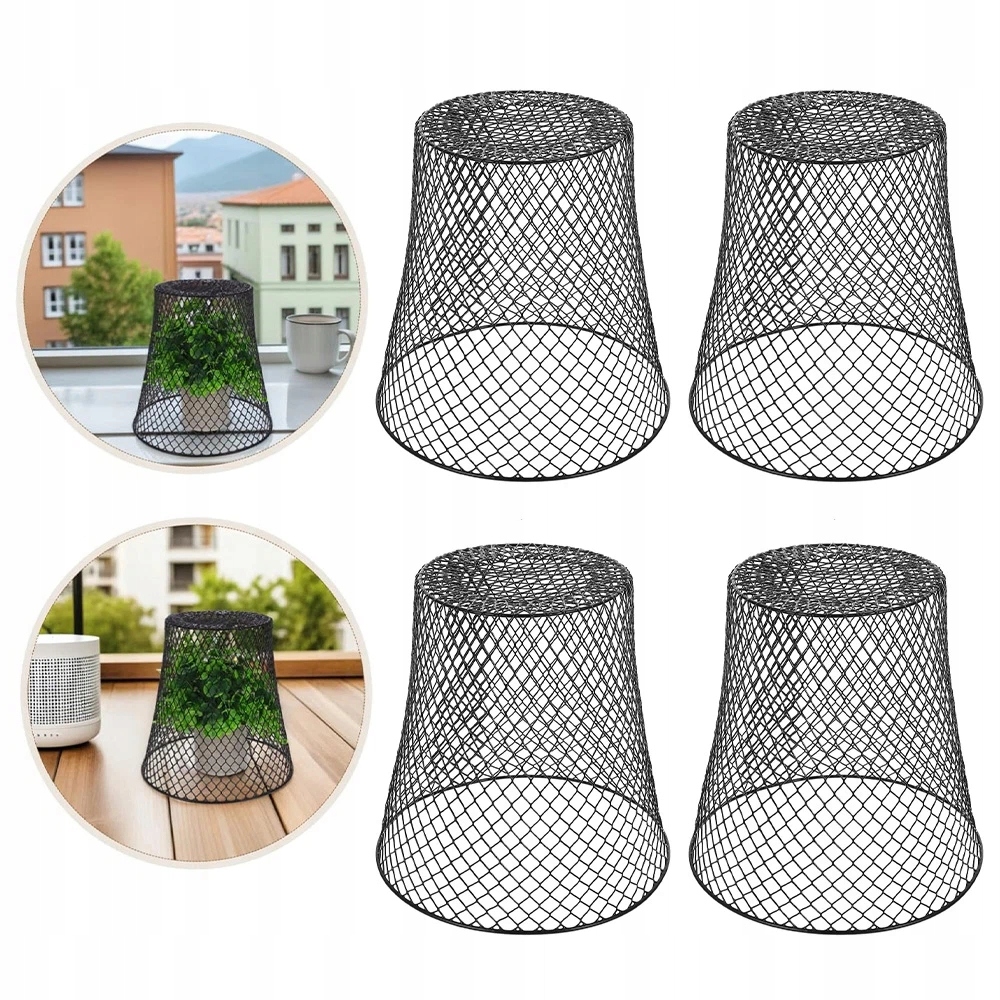 Zahradní Stínidla 23X23 CM 4 Ks, Síťka Z Kuřecího Masa Pro Snadné Přenášení