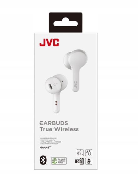 JVC HA-A8T SŁUCHAWKI BEZPRZEWODOWE BIAŁE