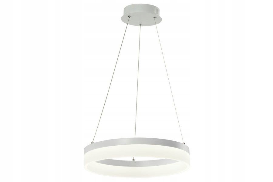 Kulatá lampa Cornelia bílá Ring 24W 4000k do obývacího pokoje