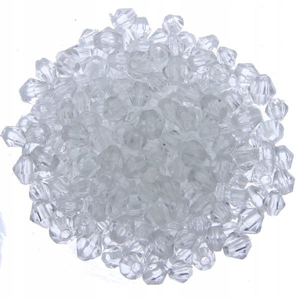 Křišťály Diamantové Bicone Korálky crystal 5mm 50g