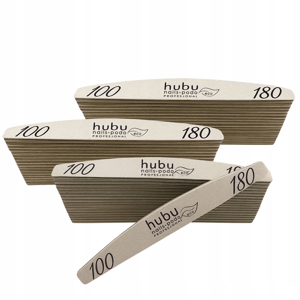 pilník na nehty Hubu Boat Standard 100/180 Eco 100 ks