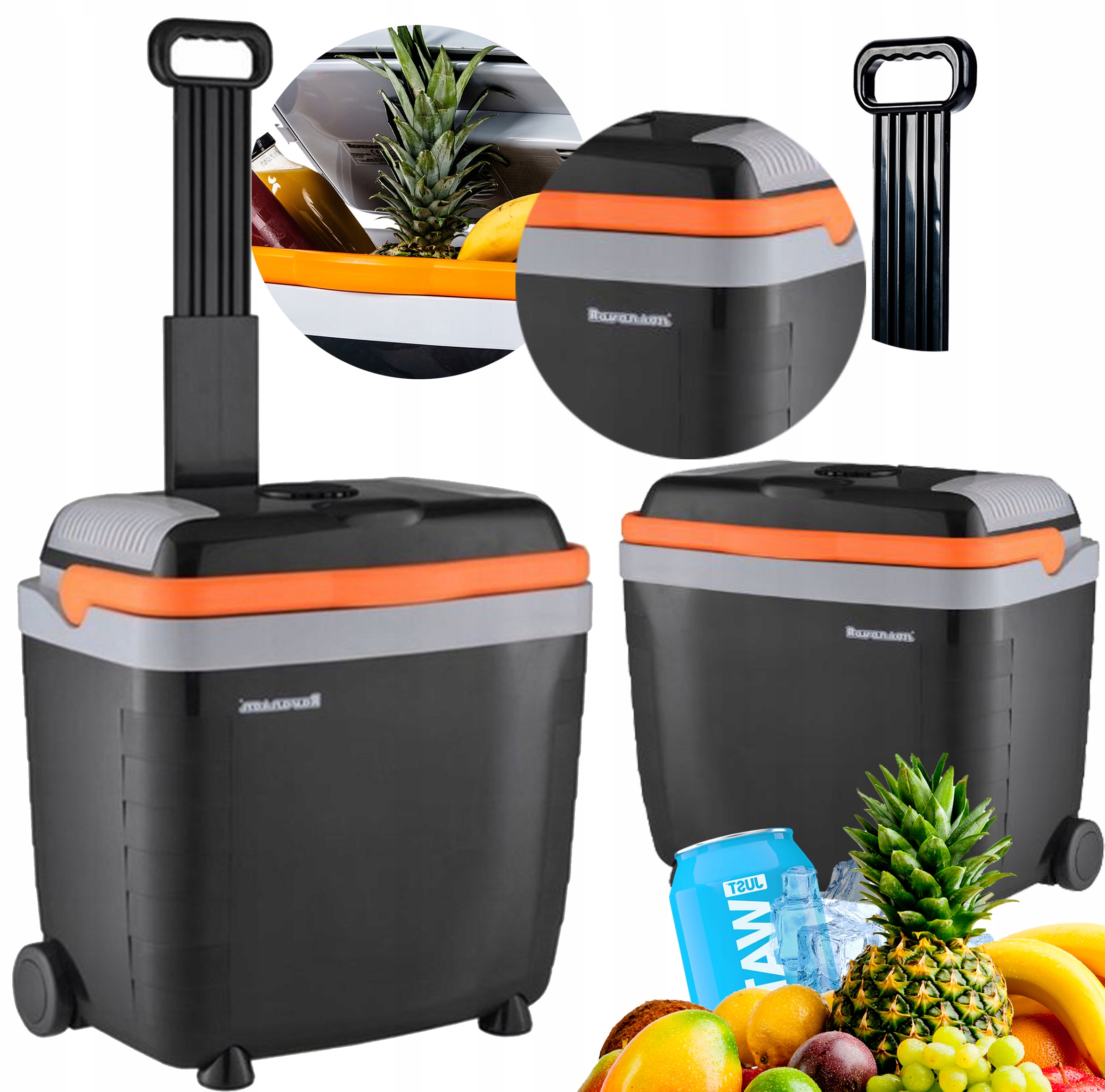 Lodówka Samochodowa Kempingowa Turystyczna Ravanson Grzanie Kółka 28L 2w1 EAN (GTIN) 5906142941414