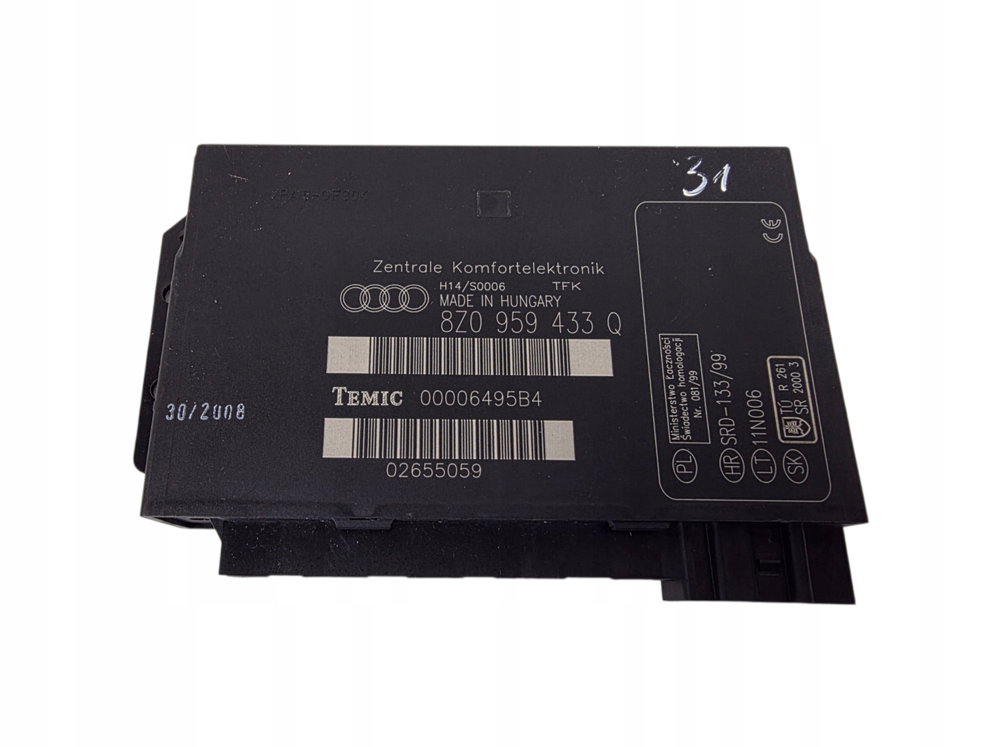 AUDI A2 comfort control unit ORG. 8Z0959433Q