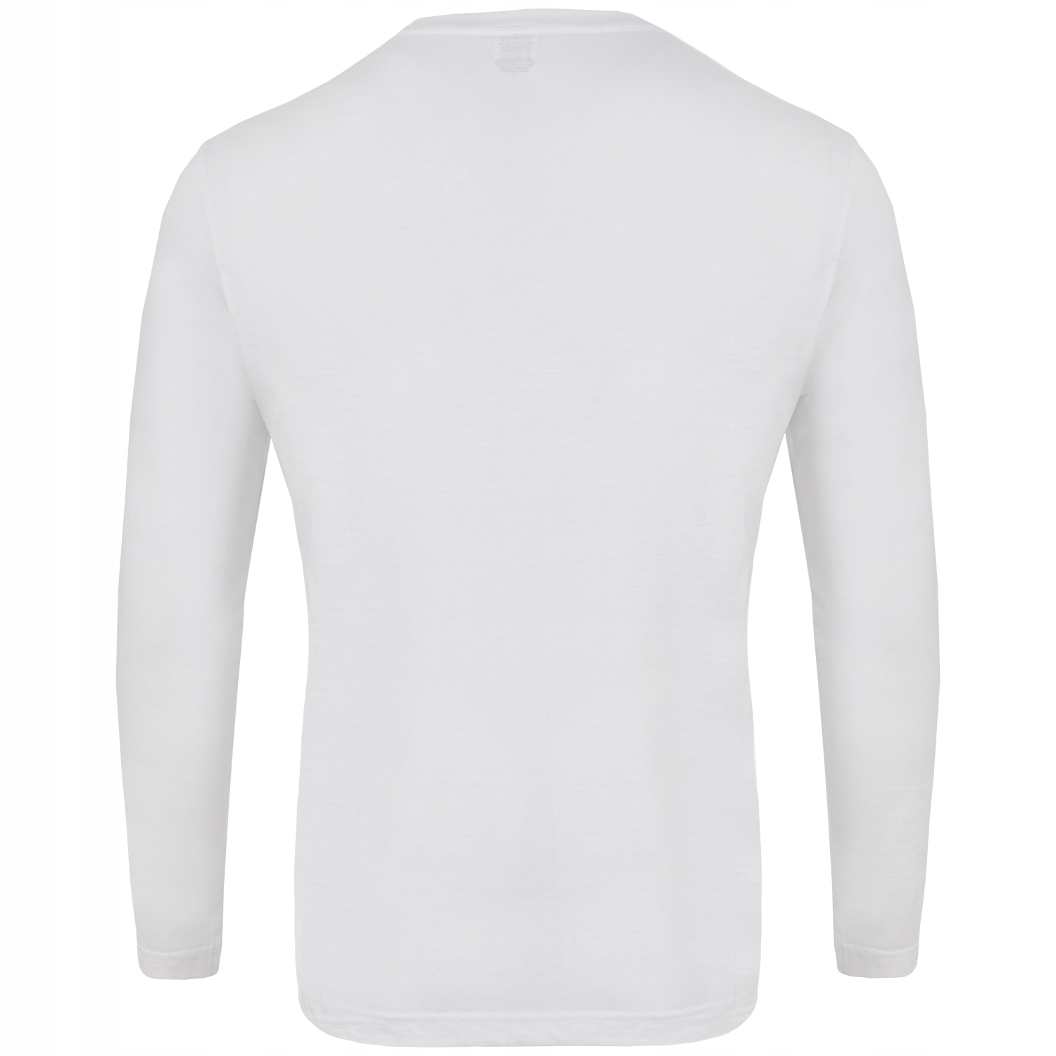 KOSZULKA MĘSKA PODKOSZULKA DŁUGI RĘKAW KLASYCZNA M Kolor biały