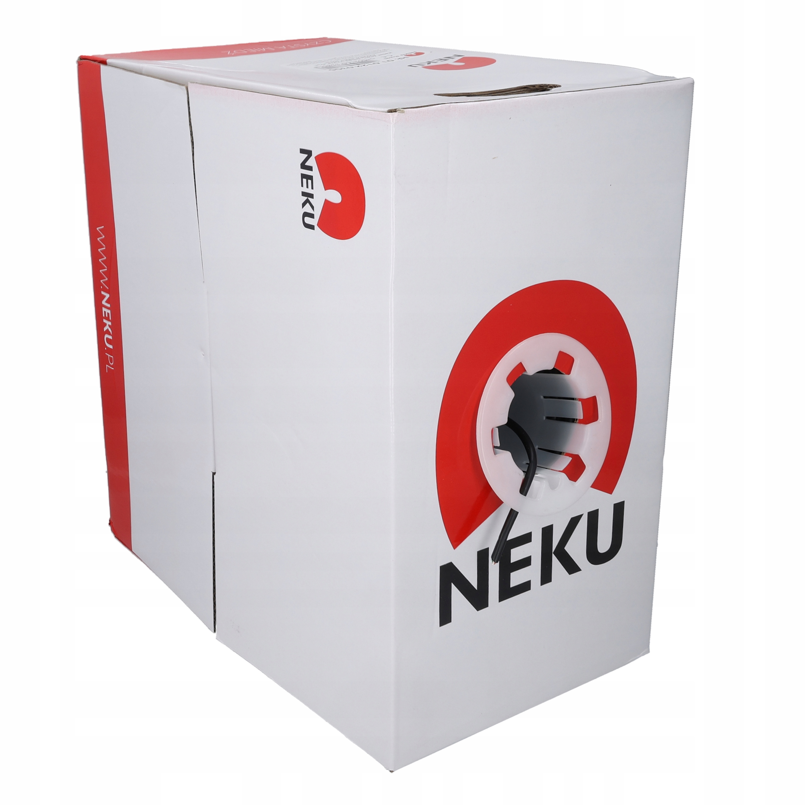 Neku Kabel sieciowy Skrętka U/utp kat.5e 350MHz zewnętrzny suchy Miedź 305m