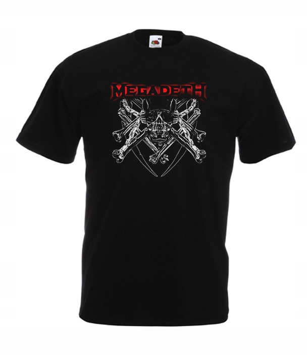 XXXL KOSZULKA MĘSKA MEGADETH HEAVY METAL WZÓR