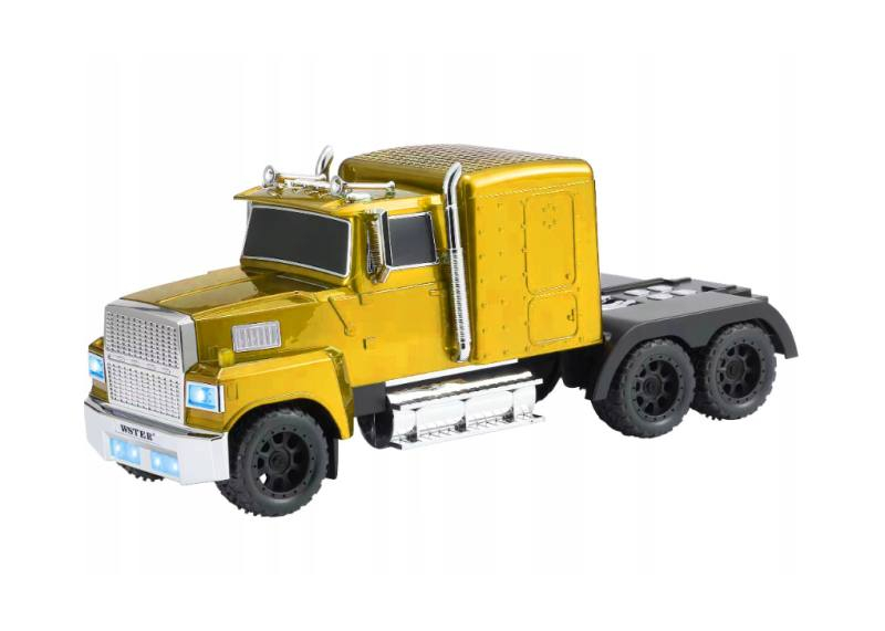 Głośnik Bluetooth Retro WS-570 Truck 10W, Żółty, Radio Fm, Usb, Led Display