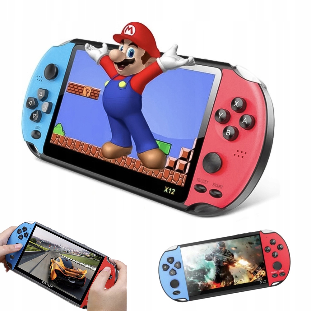 Konsola Przenośna Do Gier Z Wieloformatową Bazą 2700 Gier