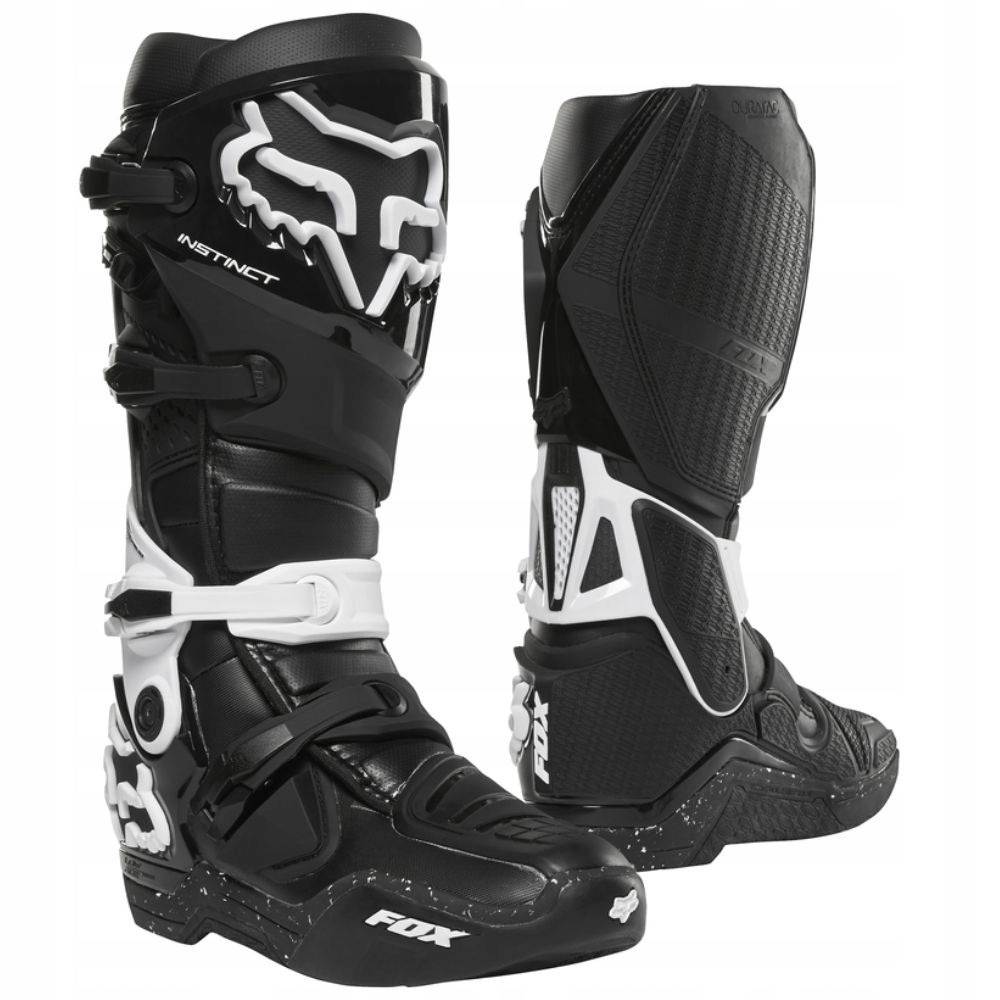 Motocyklové Crossové Topánky Fox Instinct 2.0 MX Offroad Čiernobiele 42 (8,5)