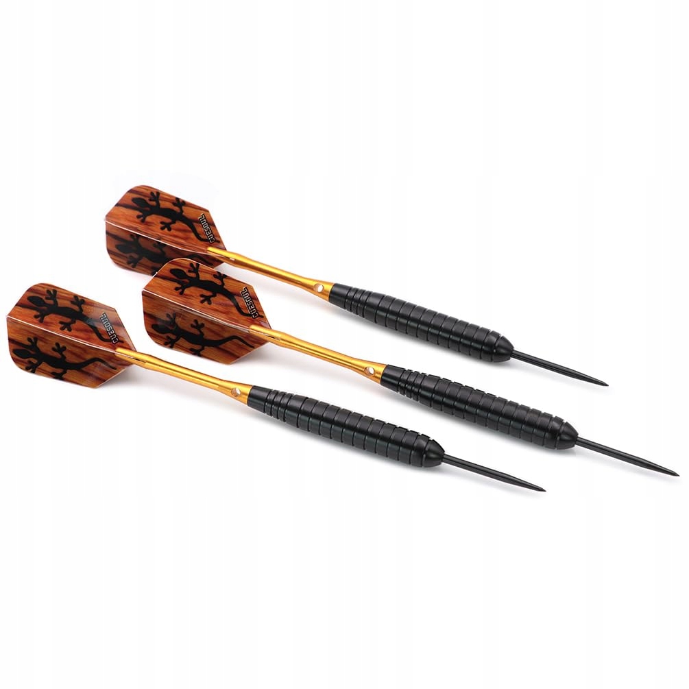 CUESOUL Rzutki Stalowe 23g Czarna Powłoka Mosiężne Beczki STBS051 — miniatura 5