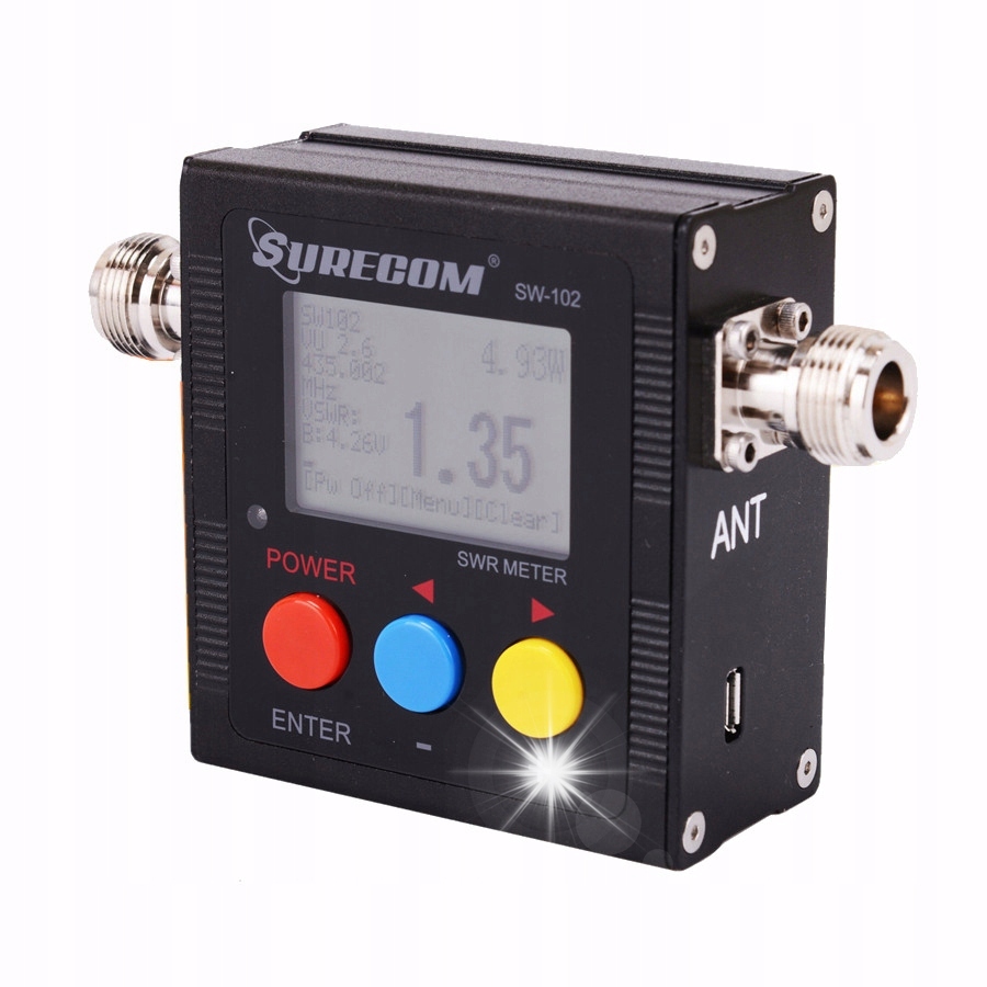 SURECOM SW-102 REFLEKTOMETR ЦИФРОВОЙ PWR 125-525MHz