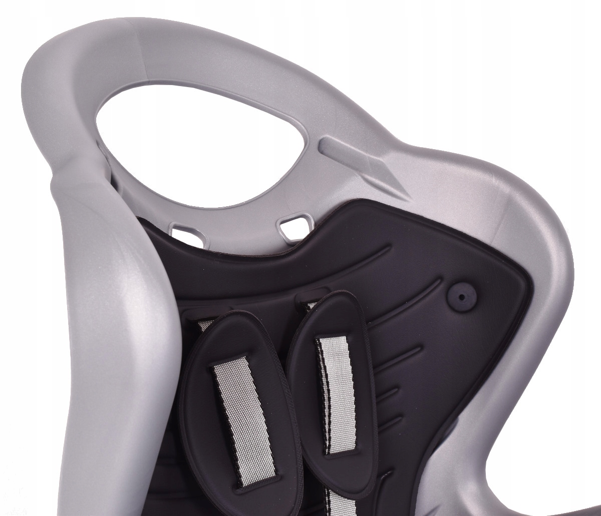 BELLELLI FOX FOTELIK ROWEROWY ODCHYLANY BAGAŻNIK Model Mr Fox Easy Dream LUX Silver