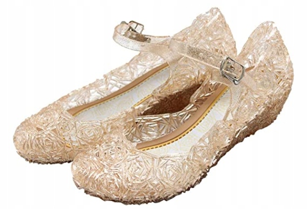 

Buty Baletki Sandałki Strój Księżniczki Złote 33