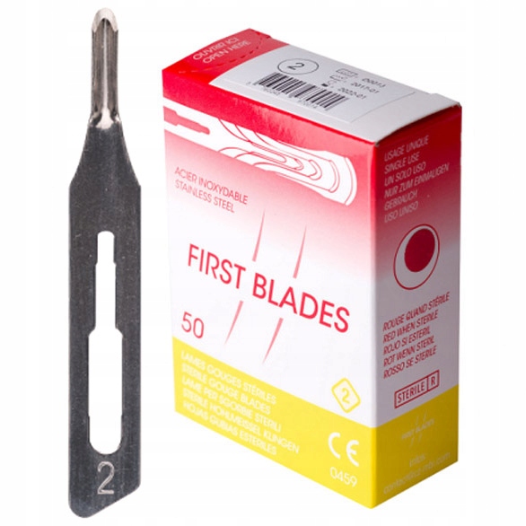 First Blades dłuto podologiczne rozmiar 2 - 10 szt