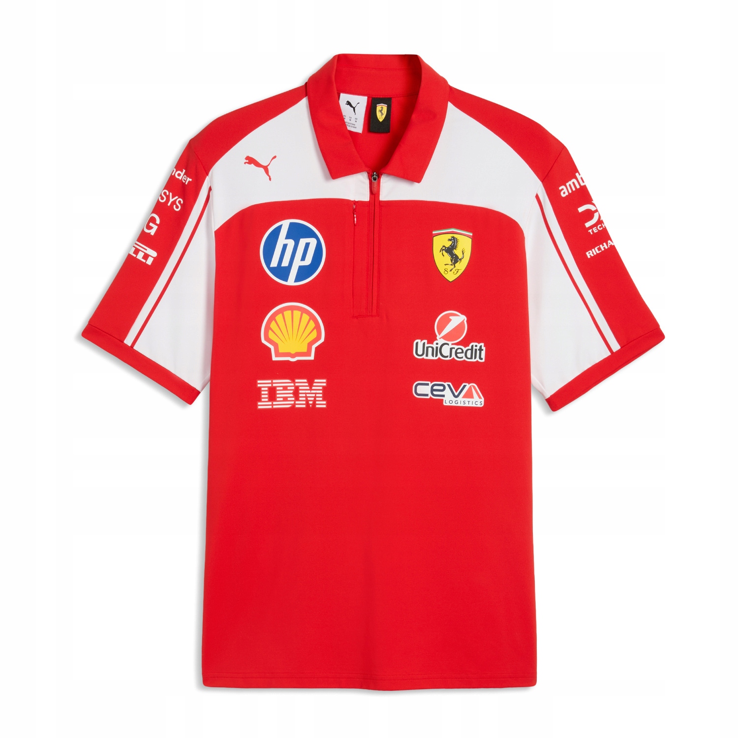 Pánská polokošile Authentic Team Scuderia Ferrari F1 2026 (s)