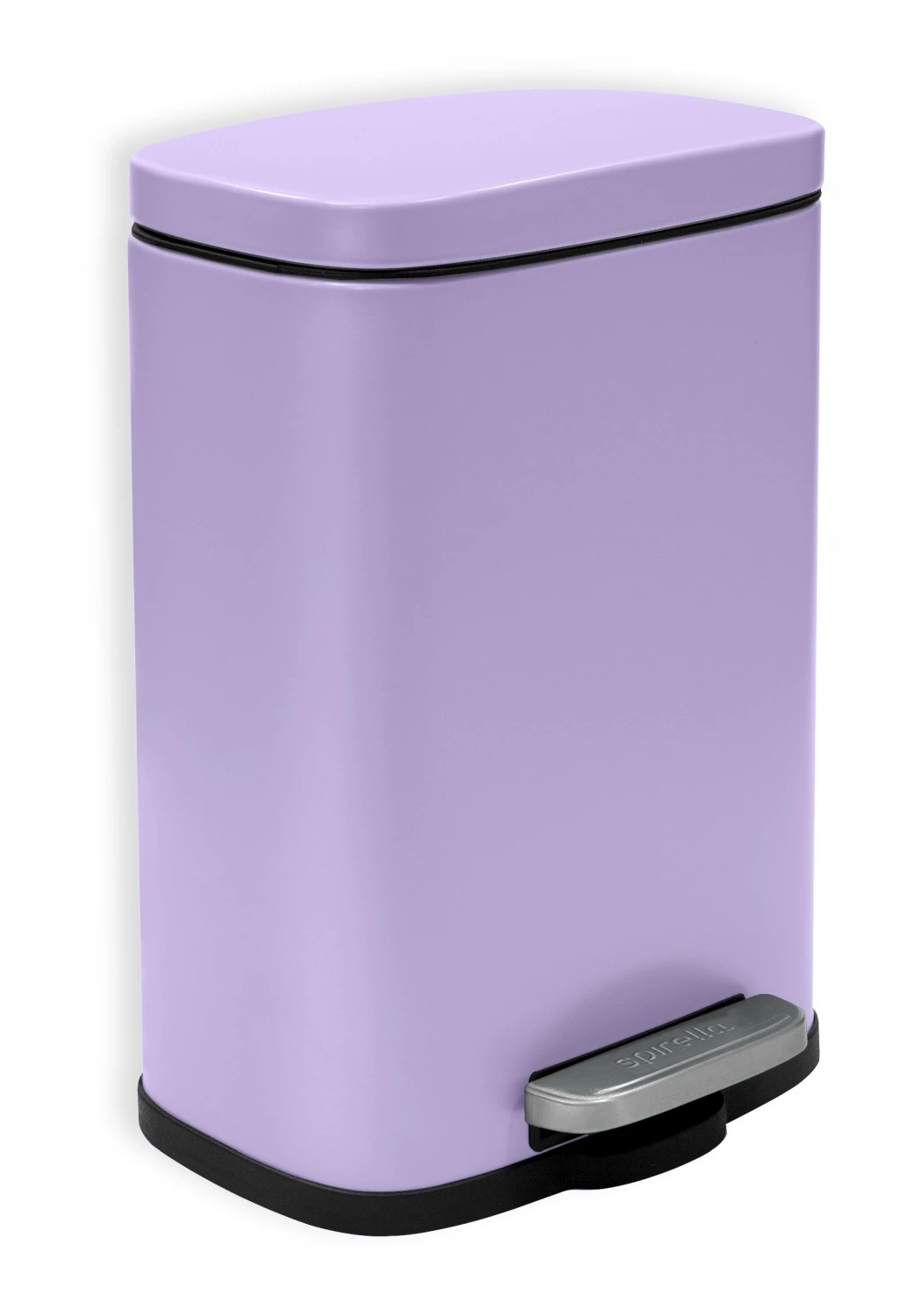 Levně Spirella pedálový odpadkový koš Akira, matná fialová ocel, 5 L