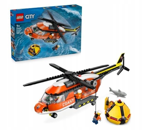 Lego(r) City 60503 Helikoptéra pobřežní stráže