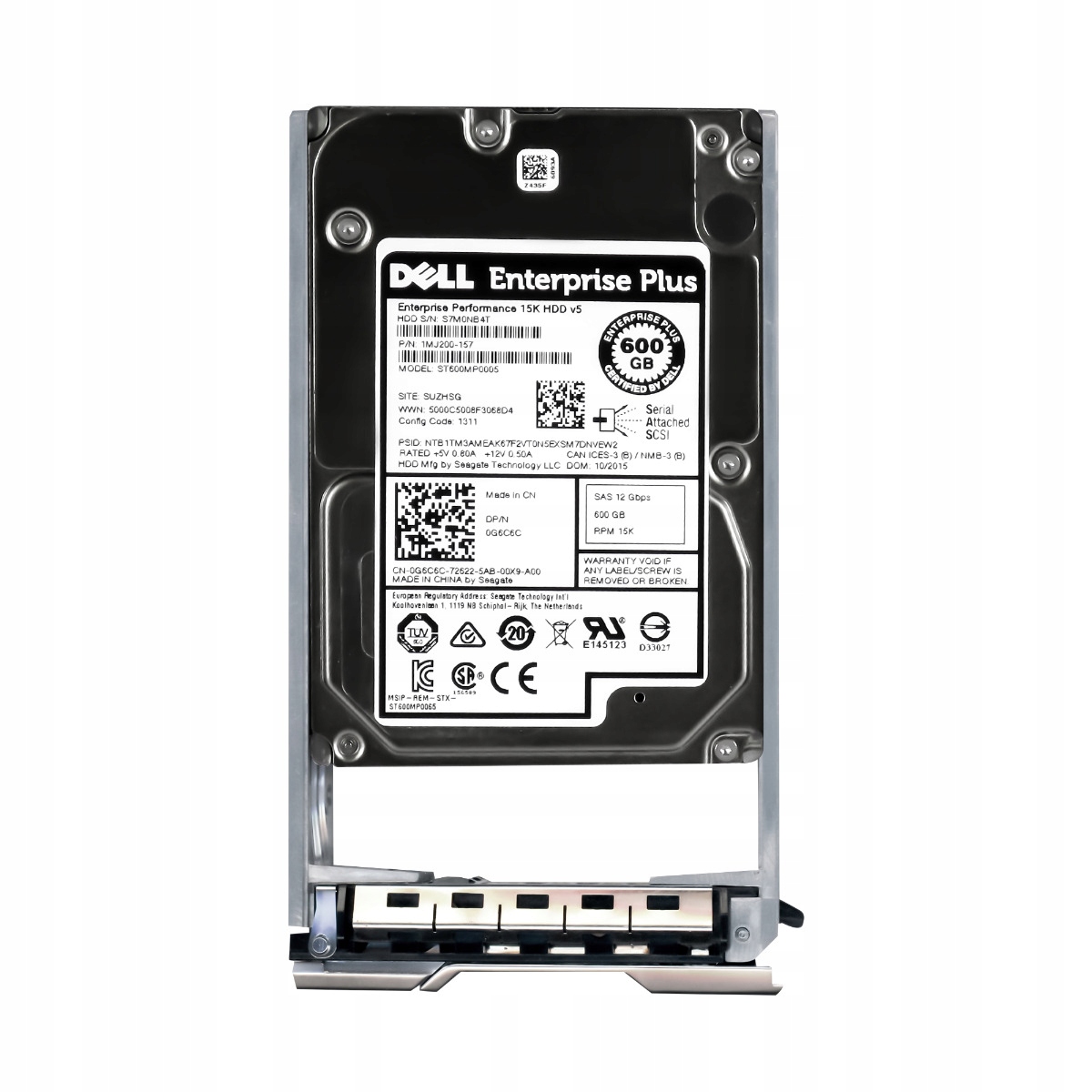 Dell 0G6C6C 600GB SAS-3 15K 128MB 2.5' ST600MP0005