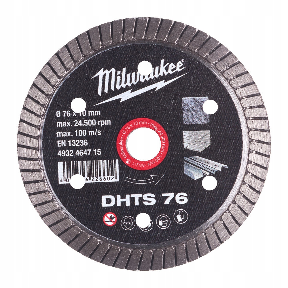 

Tarcza diamentowa Dhts 76mm Milwaukee