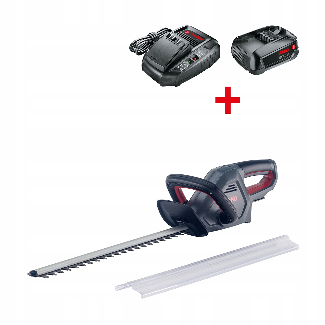 Akumulátorové nožnice na živý plot Al-ko HT1845 18v batéria Bosch alko silné