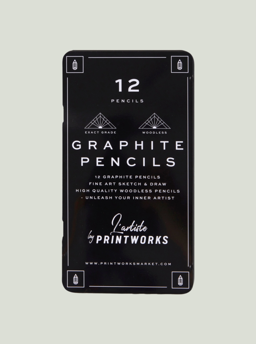 Pastelky Printworks Color Pencils Graphite 12 ks