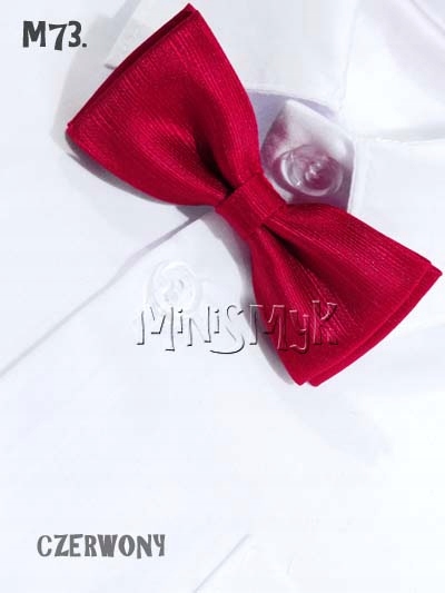 Czerwona MUCHA Muszka dziecięca 0-3 chrzest kolory wzory