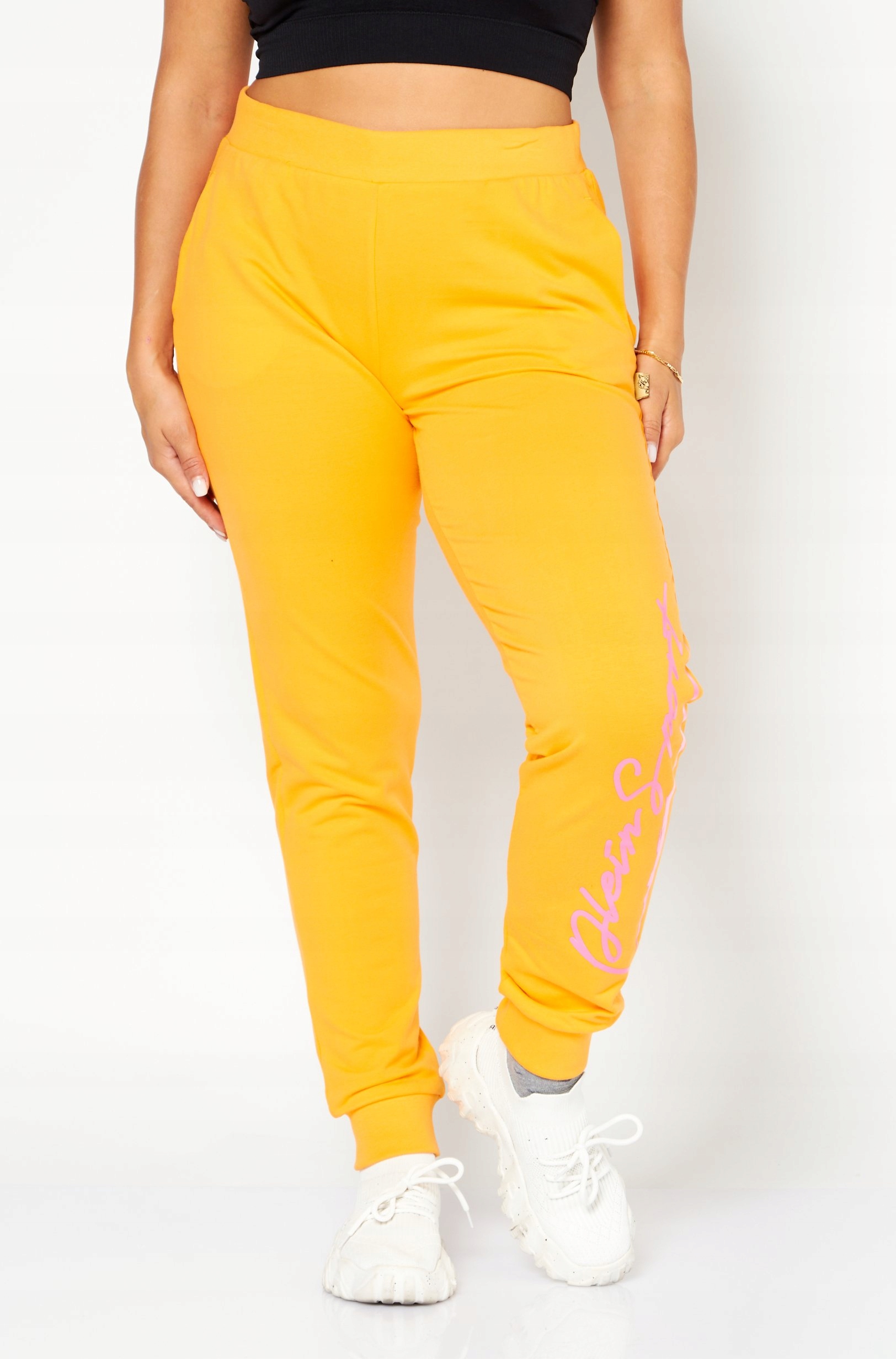 Plein Sport Oranžové Tepláky (XL)