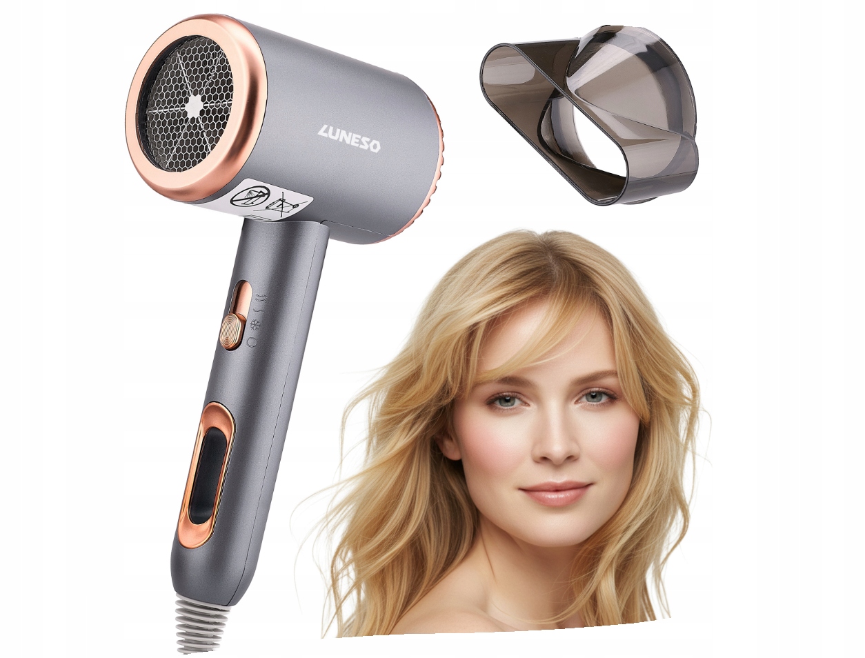 Suszarka do włosów z jonizacją i zimnym nadmuchem