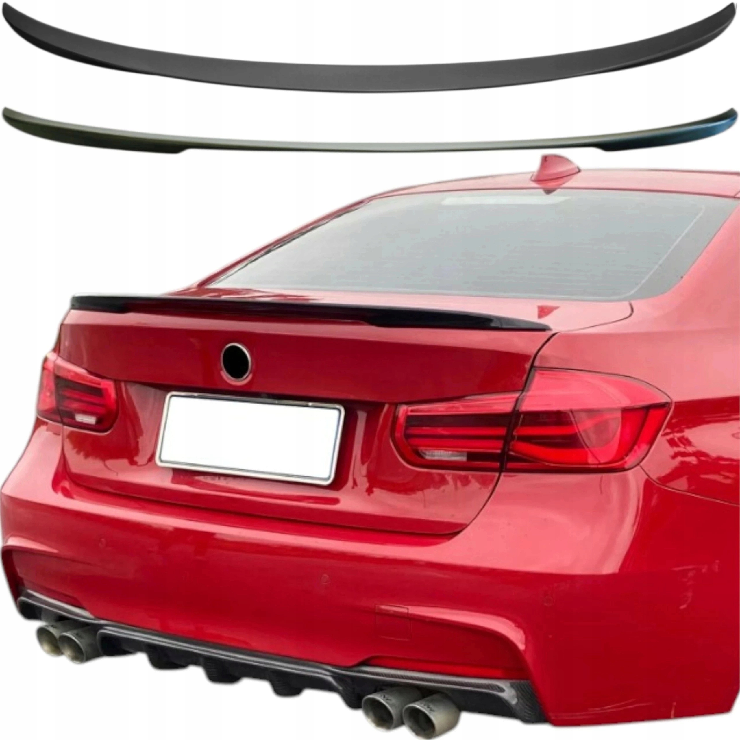 Bmw 3 F30 Spoiler Letka Mp Look Zadní Spoiler Klapky Zavazadlového Prostoru M Nástavec