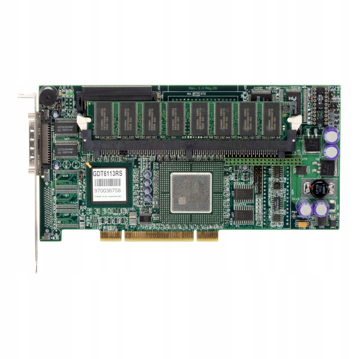 Icp Vortex GDT6113RS 2x Scsi 68PIN Ultra 160 Řadič Cache