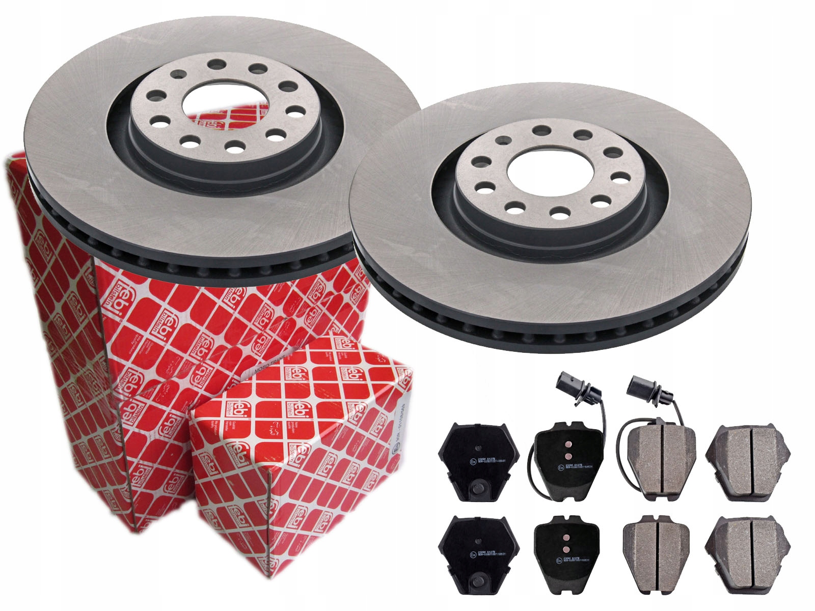 Диски колодки FEBI передня AUDI A4 B5 A6 C5 321mm