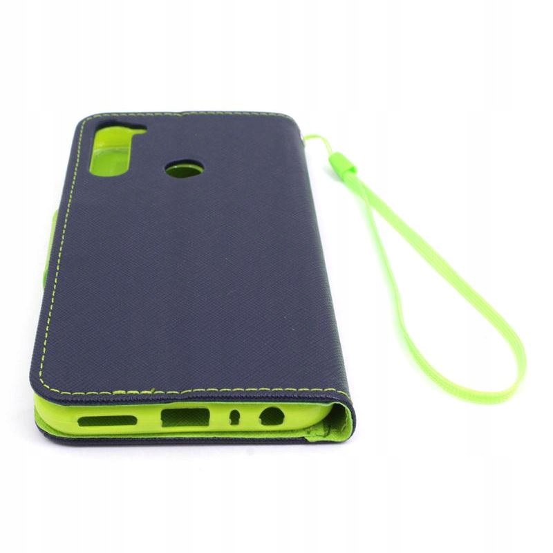 Etui do Xiaomi Redmi Note 8T POKROWIEC CASE OBUDOWA granatowe I SZKŁO Kolekcja Fancy Diary