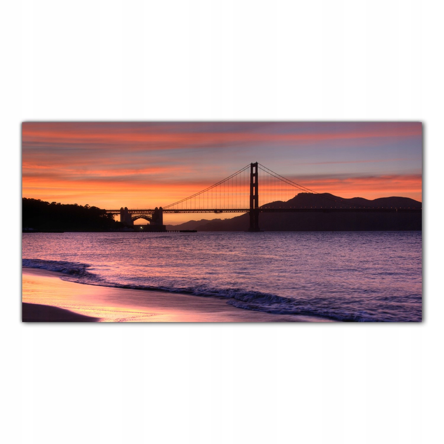 

Obraz Szklany Foto-obraz Golden Gate Most 120x60