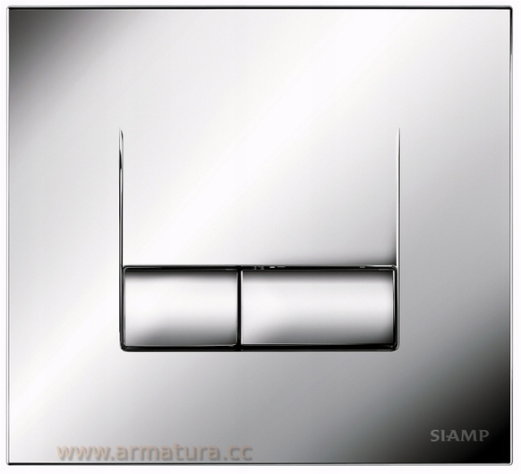 Cersanit Tlačidlo splachovača Wc Target Aqua Chrom Base Smart K97-493 Siamp