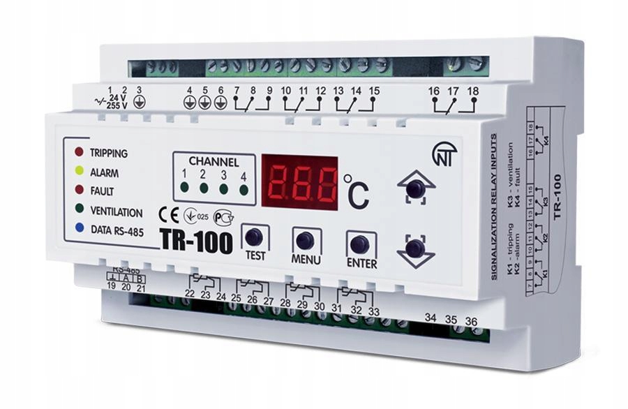 Digitální relé regulace teploty TR-100 Novatek Electro