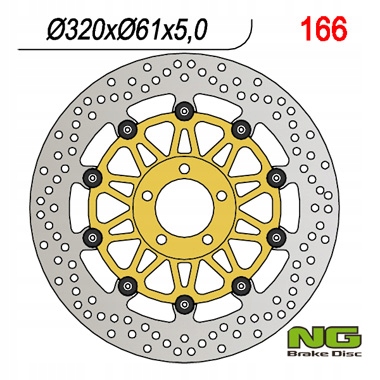 Ng Predný Brzdový Kotúč Kawasaki Vn 1500 Mean Streak '02-'04, Vn 1600 M