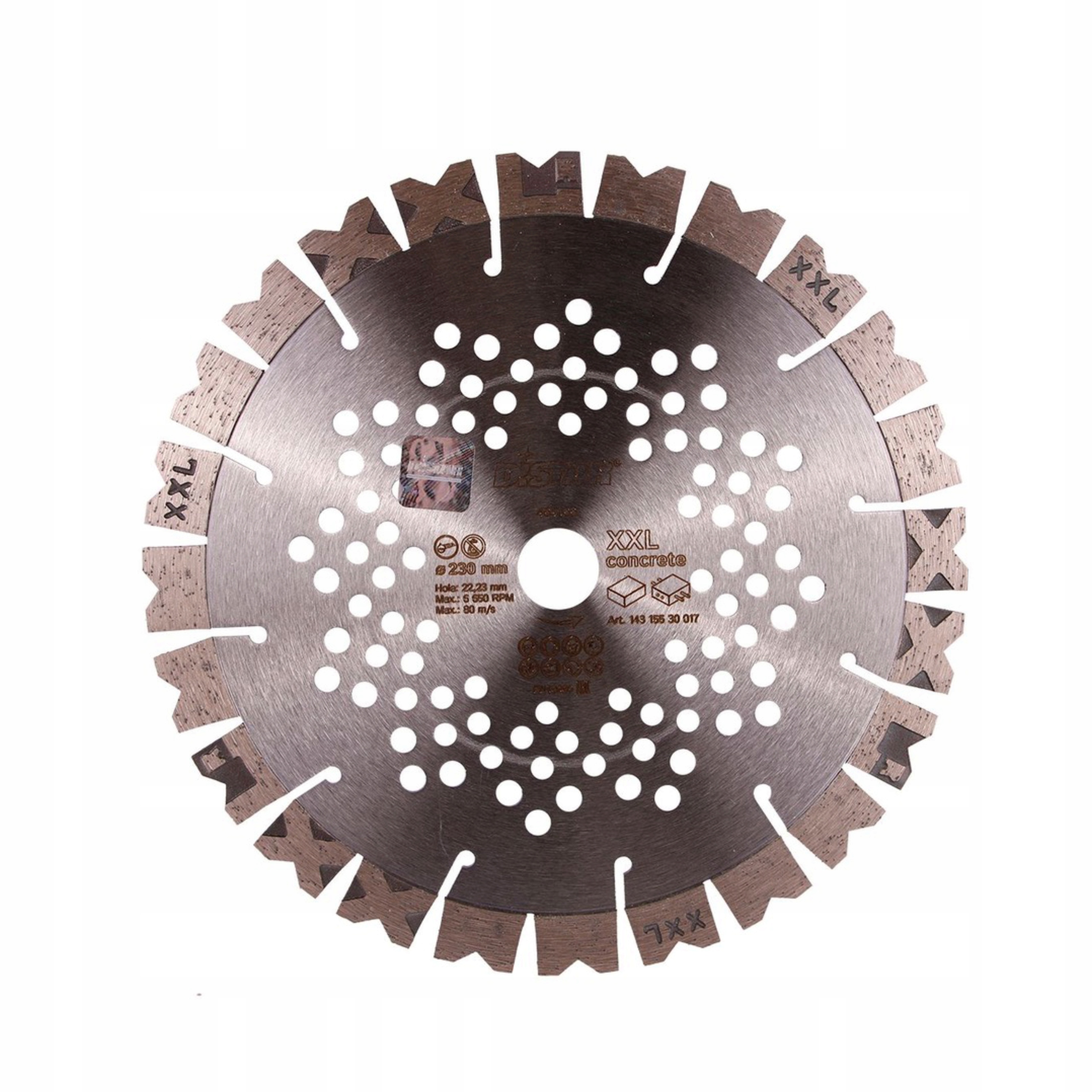 

Distar XXL 230 mm Tarcza do betonu zbrojonego