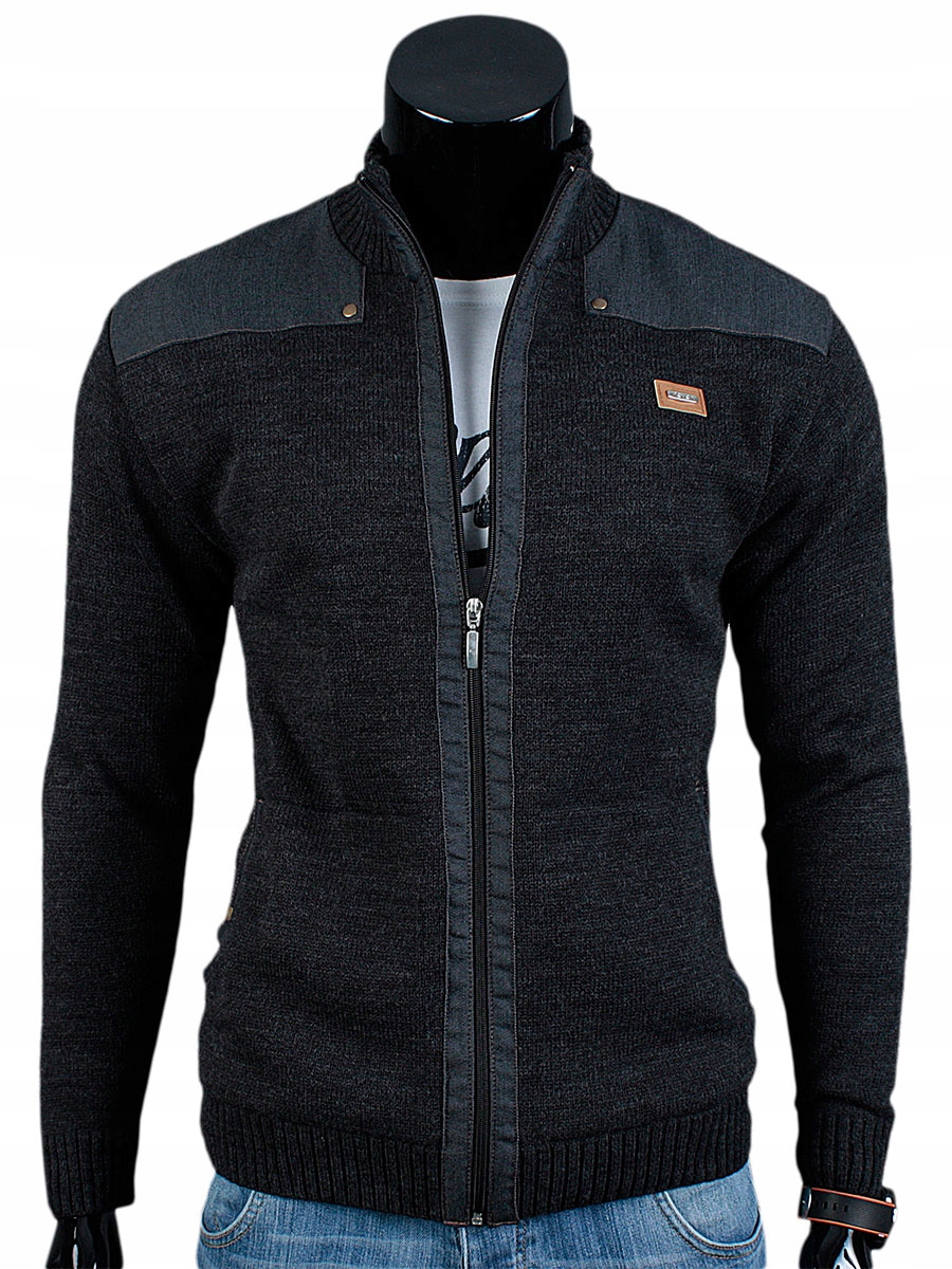 GRUBY Sweter BLUZA N73 Antracyt___3XL__PRODUKT_PL