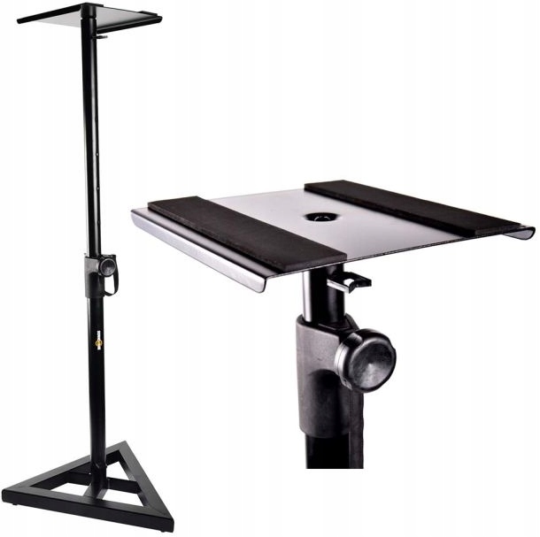 STATYW POD MONITOR ODSŁUCH 1 SZT. Z 5-PUNKTOWĄ REGULACJĄ WYSOKOŚCI 40kg