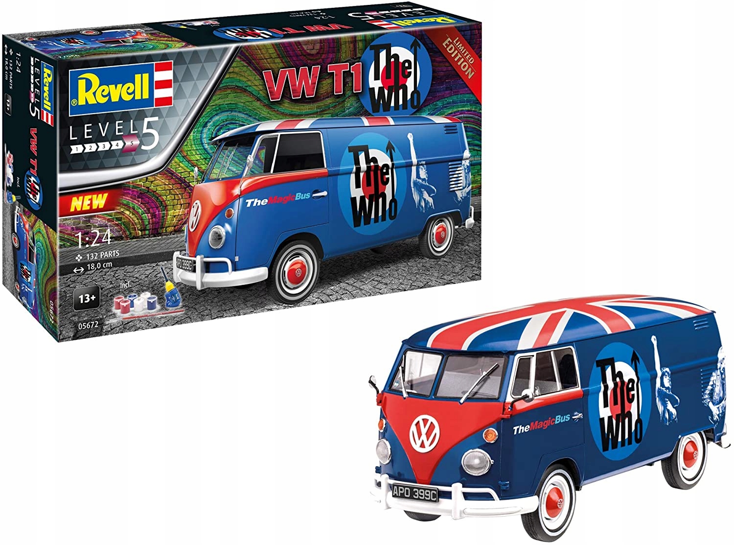 

Revell model do sklejania Vw T1 The Who
