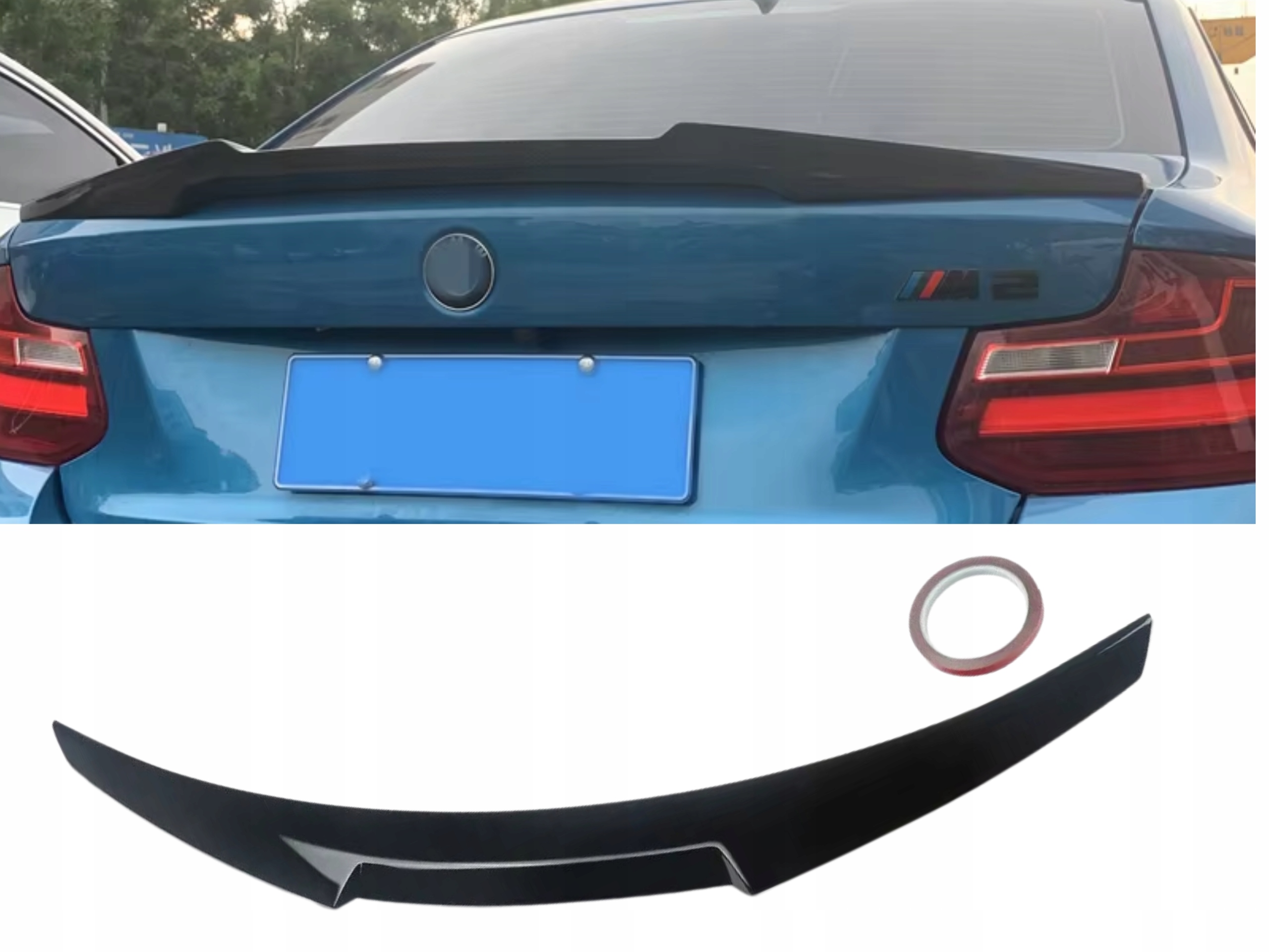 Lotka spoiler bmw F22 Černý Lesk klapka m4
